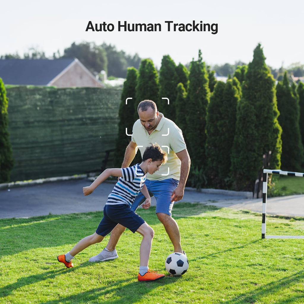 Security Cameras Wireless Outdoor Home System, 4 Camera Kit, No Subscription Fees, Solar Powered, Local Storage, 365-Day Battery Life, 360PTZ