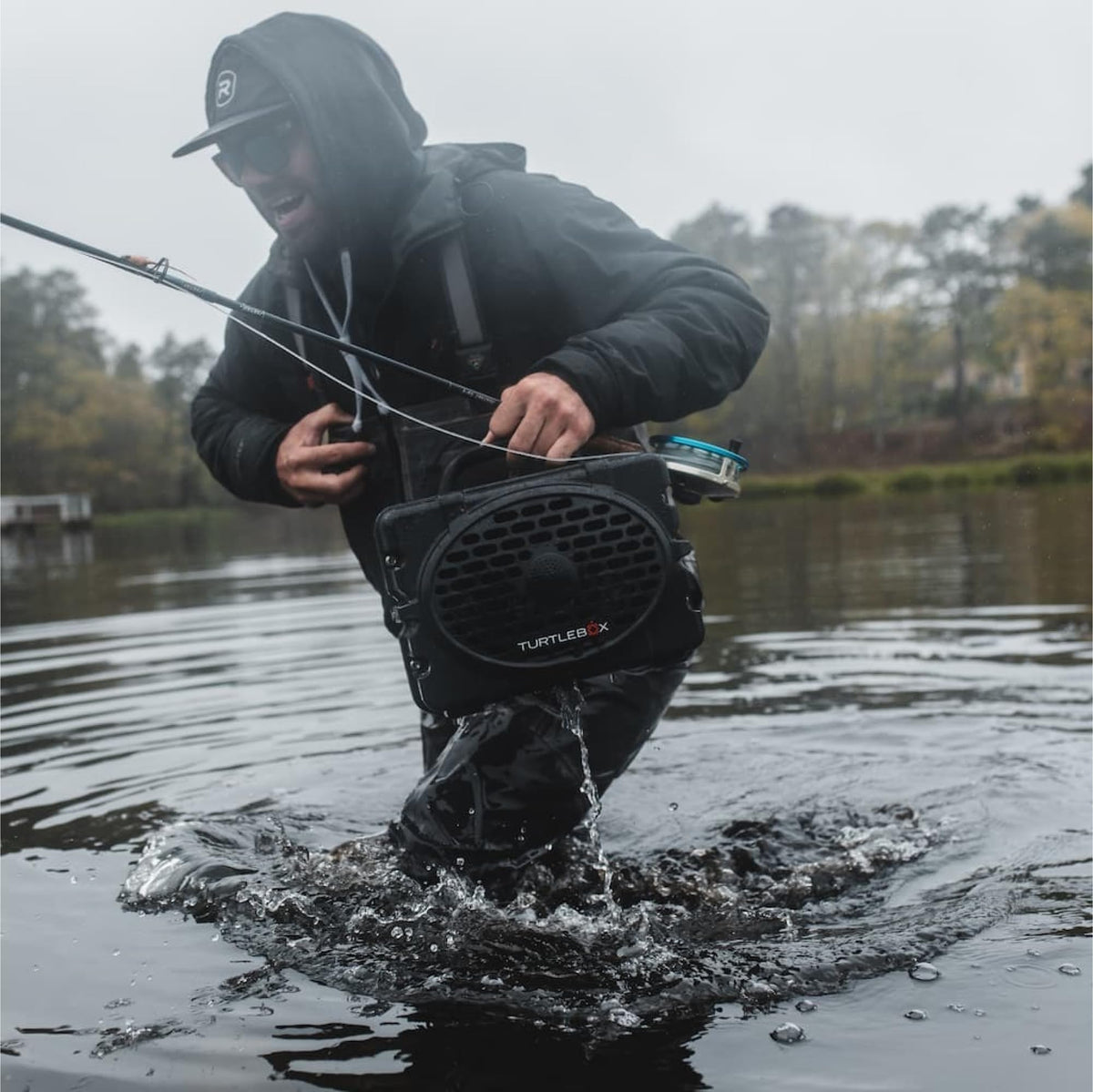 Turtlebox Original Gen 3: Portable Outdoor Bluetooth Speaker C Ultra-Loud (120dB), Waterproof (IP67), Rugged, Impact-Resistant, 3-Day Battery | Party