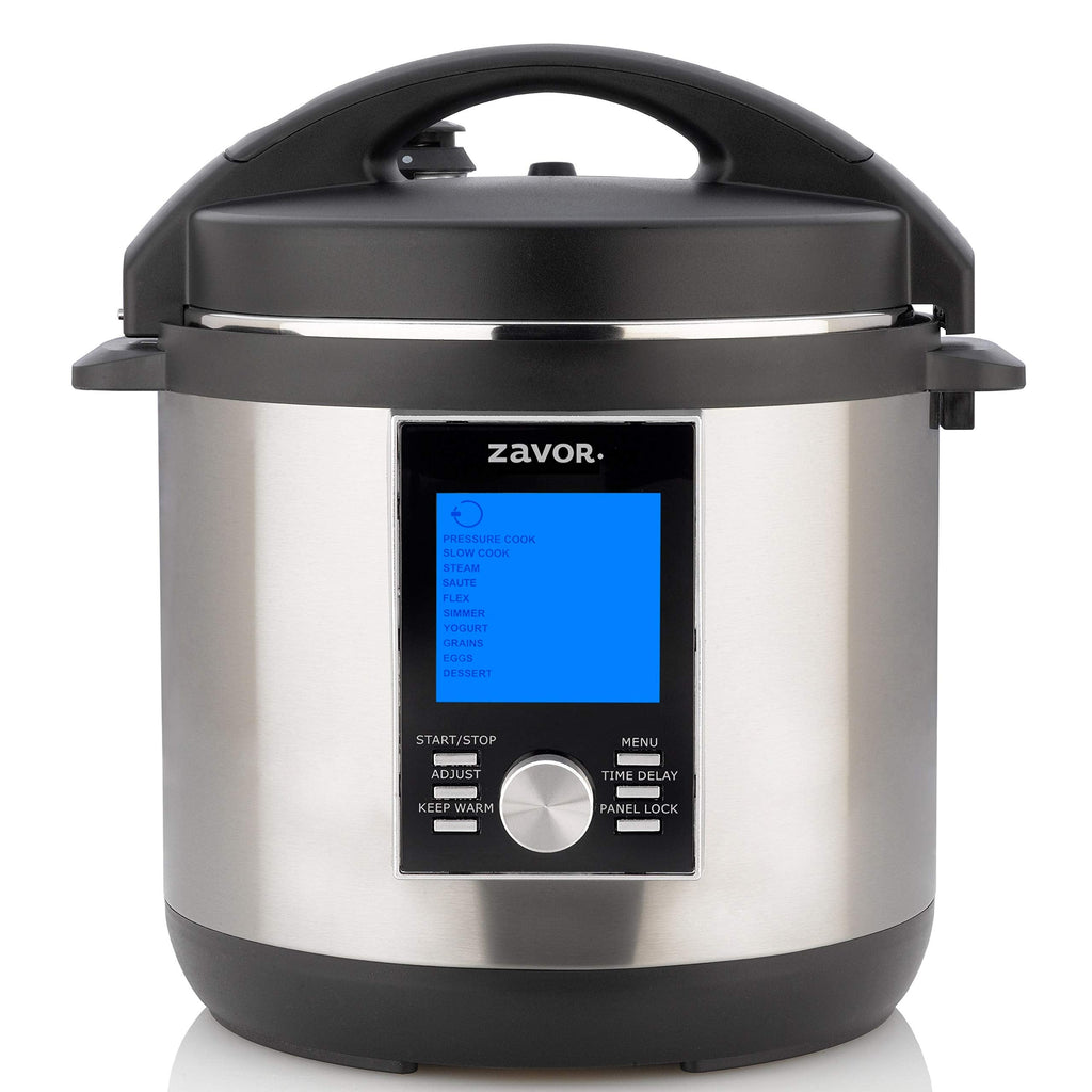 Zavor LUX LCD 6 Quart Multi-cooker with America's Test Kitchen Multicooker Perfection Cookbook, Stainless Steel