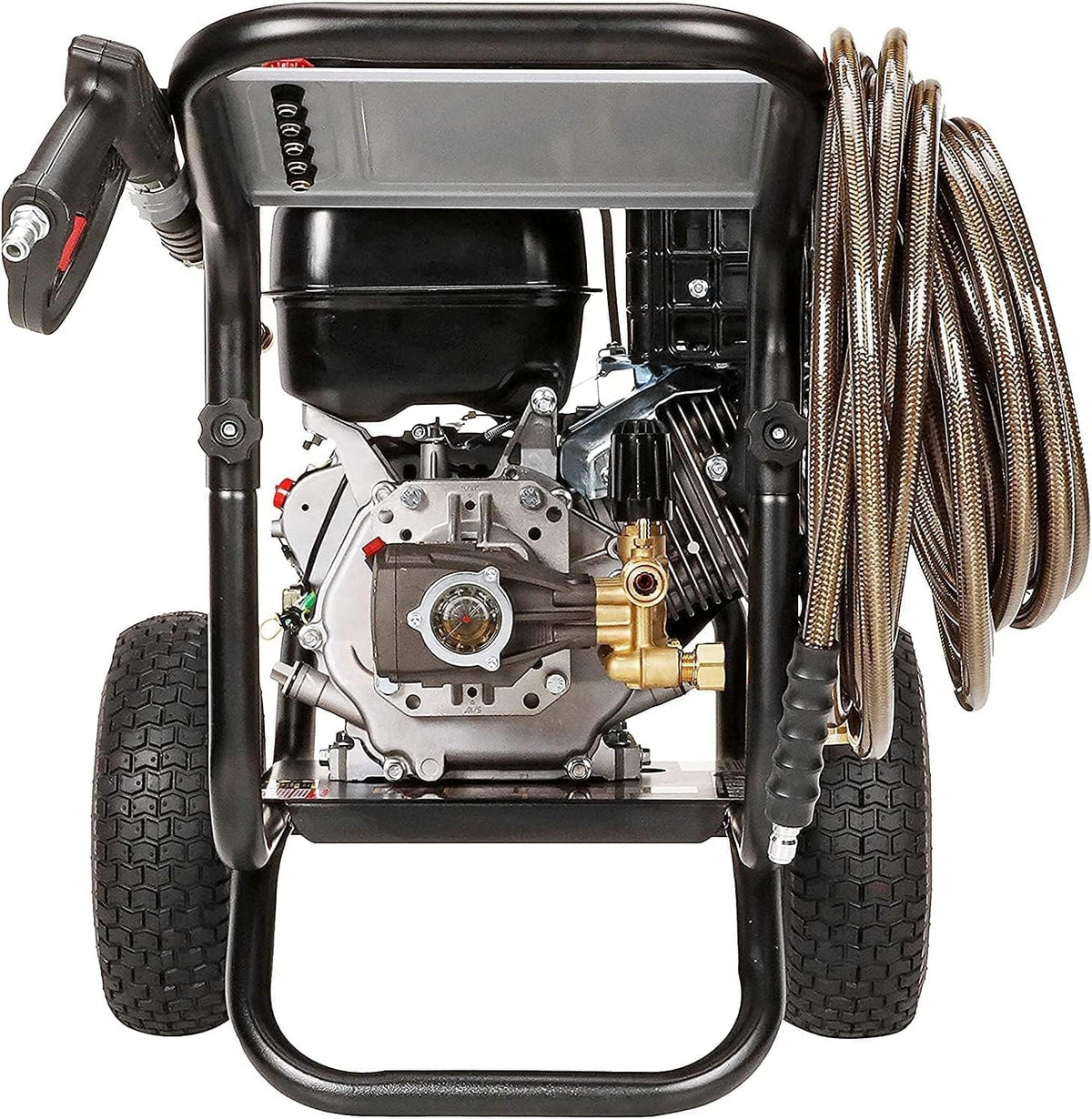 Simpson 4400 PSI Gas Pressure Washer, 4.0 GPM Commercial Power Washer, Cold Water, 50' Hose, PowerShot, 49-State Compliant (PS60843)
