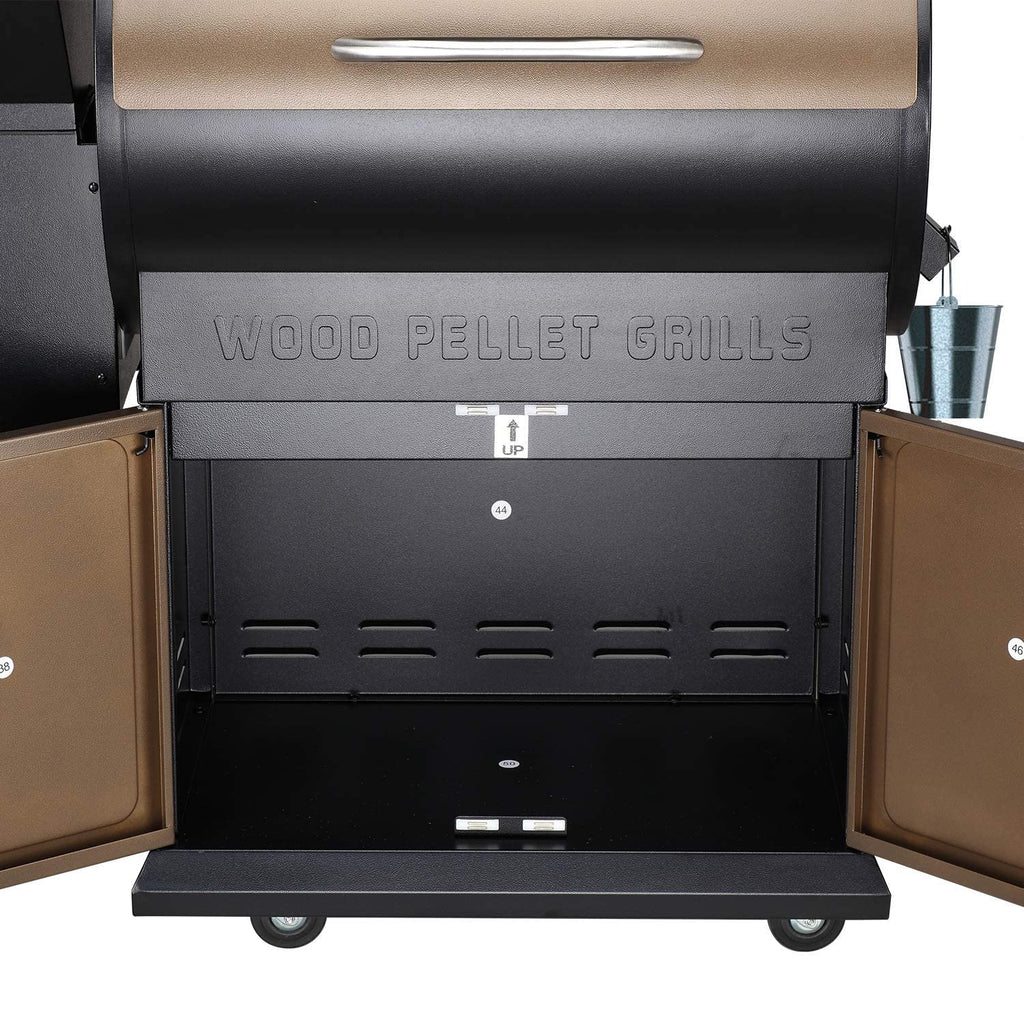 Z GRILLS 2025 Upgrade 8-in-1 Electric Wood Pellet Grill & Smoker with PID V3.0 Controller, LCD, 697 Sq In, Dual-Wall Insulation, Meat Probes, Easy