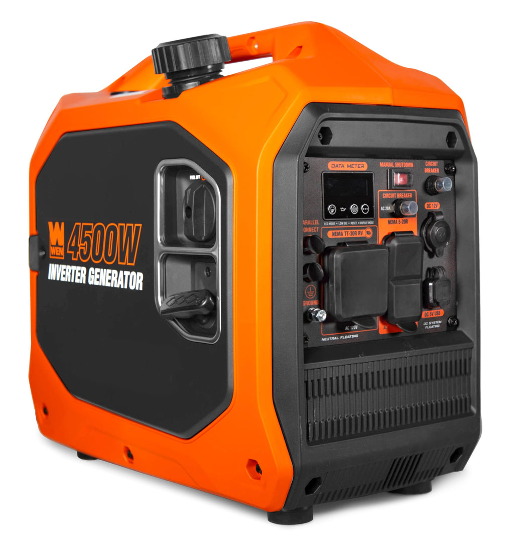 WEN Quiet and Lightweight 3600-Watt Dual Fuel RV-Ready Portable Inverter Generator with Fuel Shut Off and CO Watchdog (DF360iX)