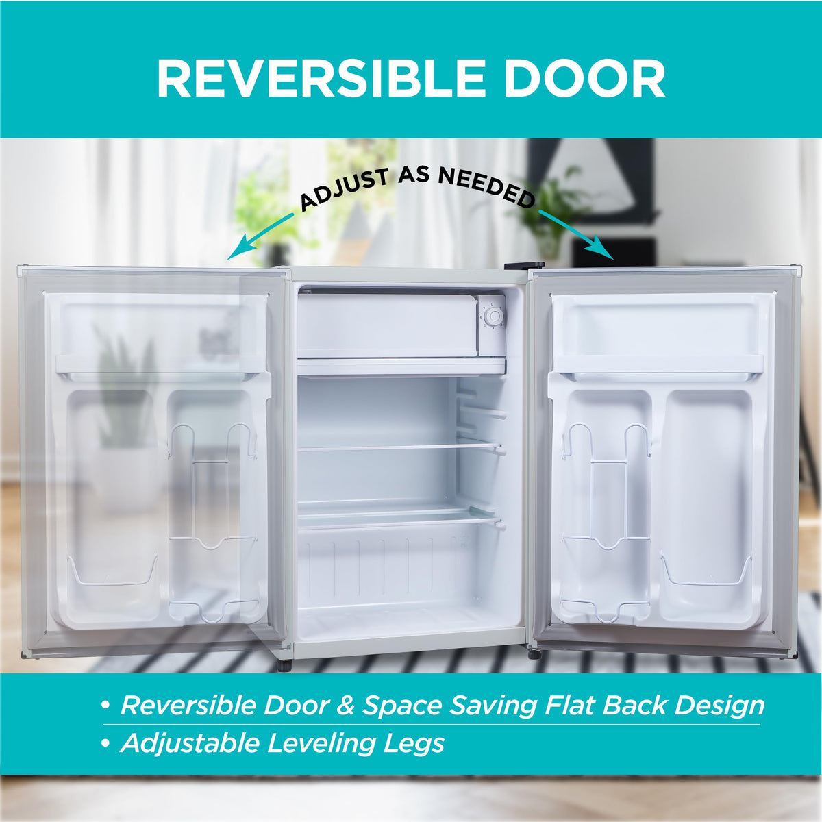 BLACK+DECKER 1.7 Cu. Ft. Compact Refrigerator, ENERGY STAR Certified, Single Door Mini Fridge with Chiller Compartment, Personal Fridge for Home or
