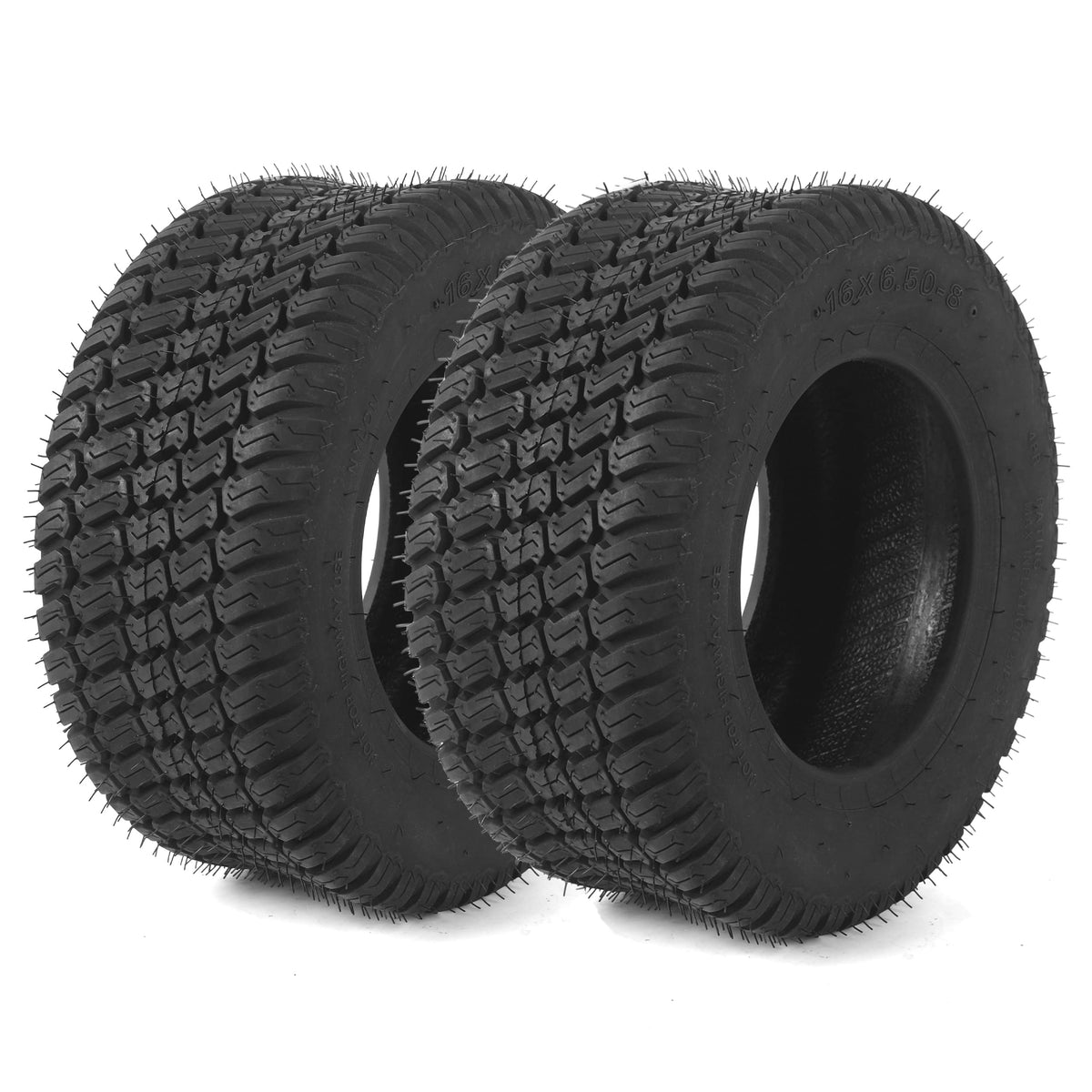 AR-PRO (2 Pack) 20x8.00-8 Lawn Mower Turf Tires, Tubeless, No Rims