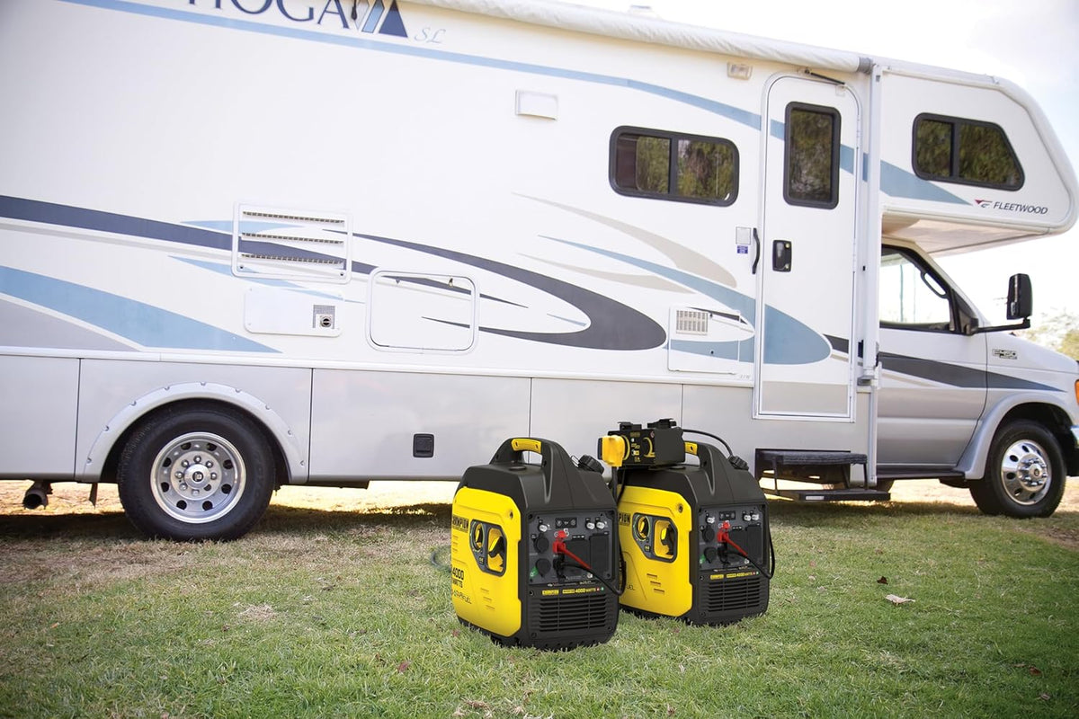 Champion Power Equipment 4000-Watt Dual Fuel RV Ready Portable Inverter Generator with Quiet Technology and CO Shield