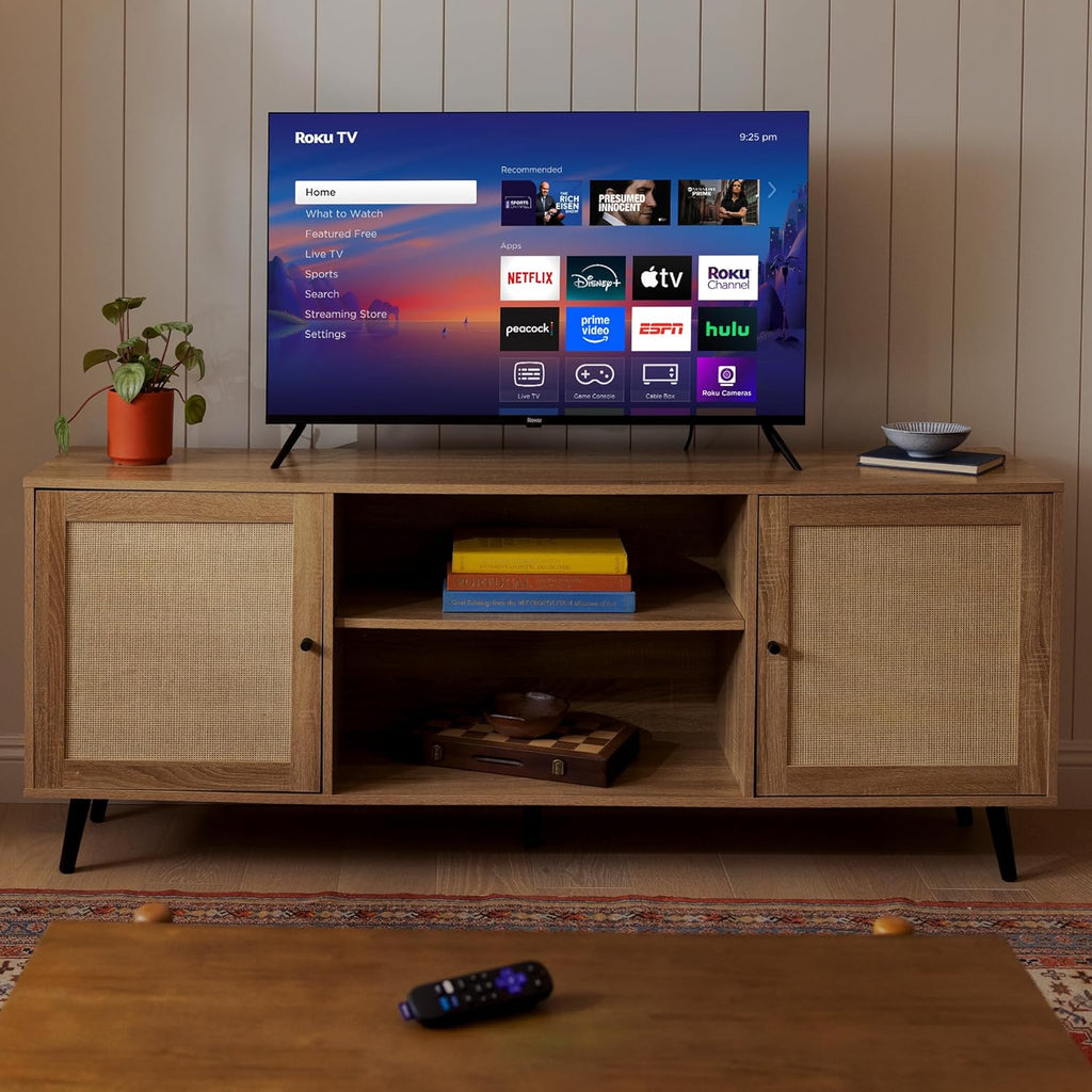 Roku Smart TV 2025 C 40-Inch Select Series, 1080p Full HD TV C RokuTV with Voice Remote C Flat Screen LED Television with Wi-Fi for Streaming Live