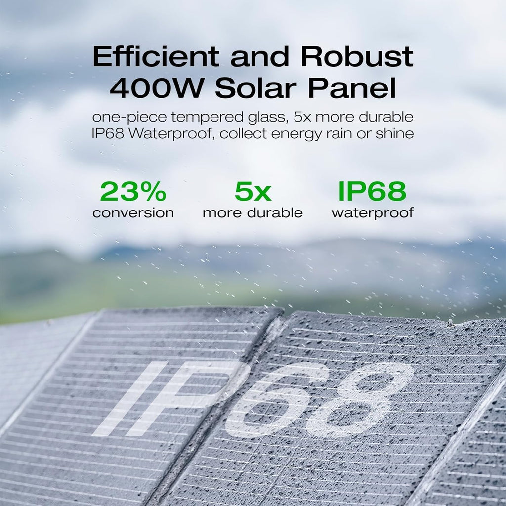 EF ECOFLOW Portable Power Station DELTA 3 Max, 2048Wh LiFePO4 Battery, Solar Generator (Solar Panel Optional), 3400W X-Boost Output, Ultra-Fast 0-80%