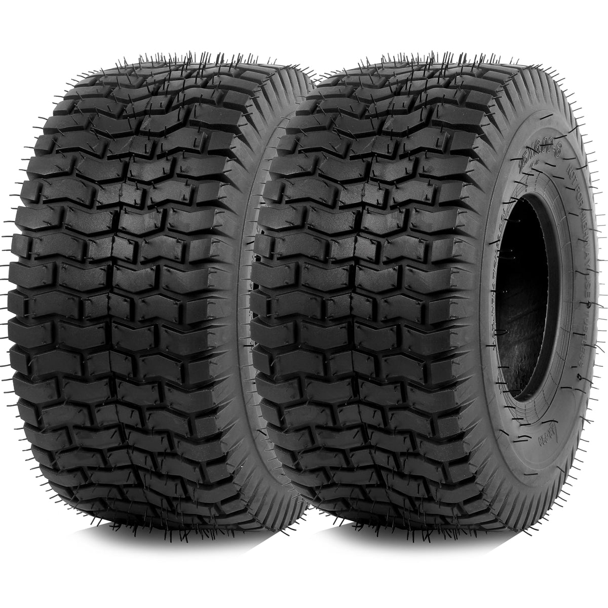 AR-PRO (2 Pack) 20x8.00-8 Lawn Mower Turf Tires, Tubeless, No Rims