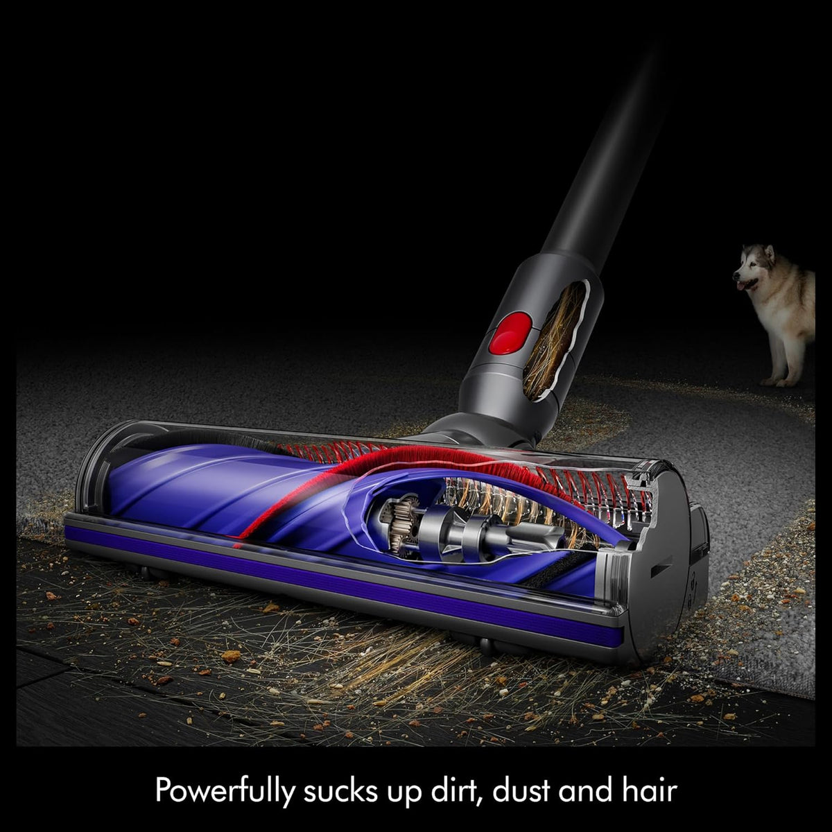 Dyson V9 Motorbar Cordless Vacuum, Cleans Hard Floors and Carpets, Detangles, Converts to Handheld, 100AW, 3 Power Modes, Up to 40 Minutes1