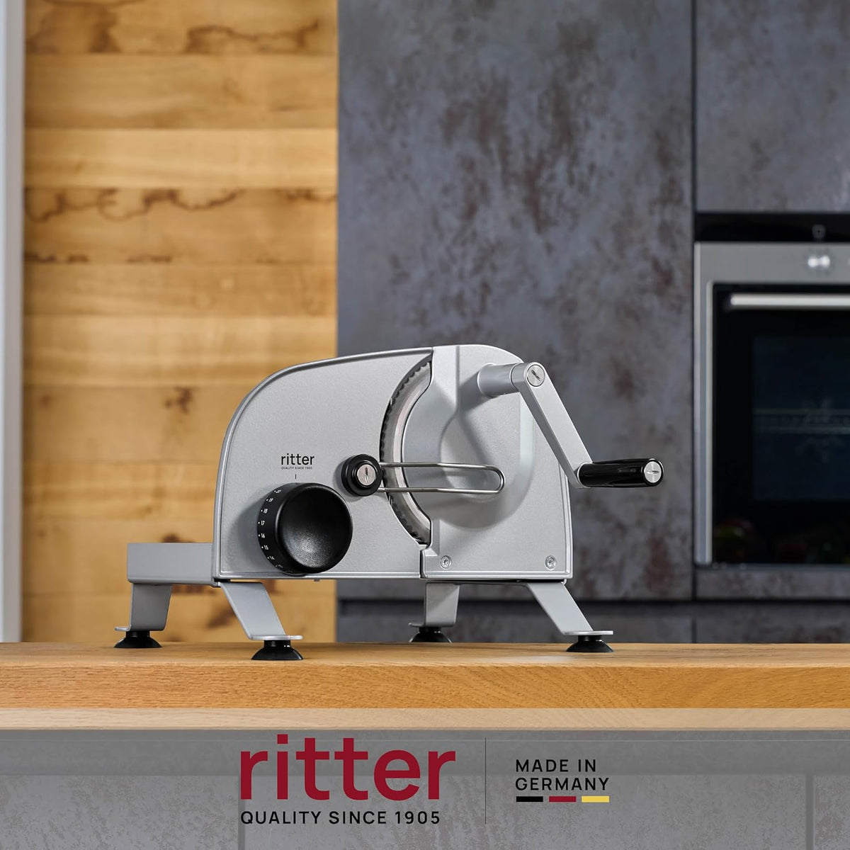 ritter manus 3 Manual universal food slicer & bread slicer machine, Made in Germany
