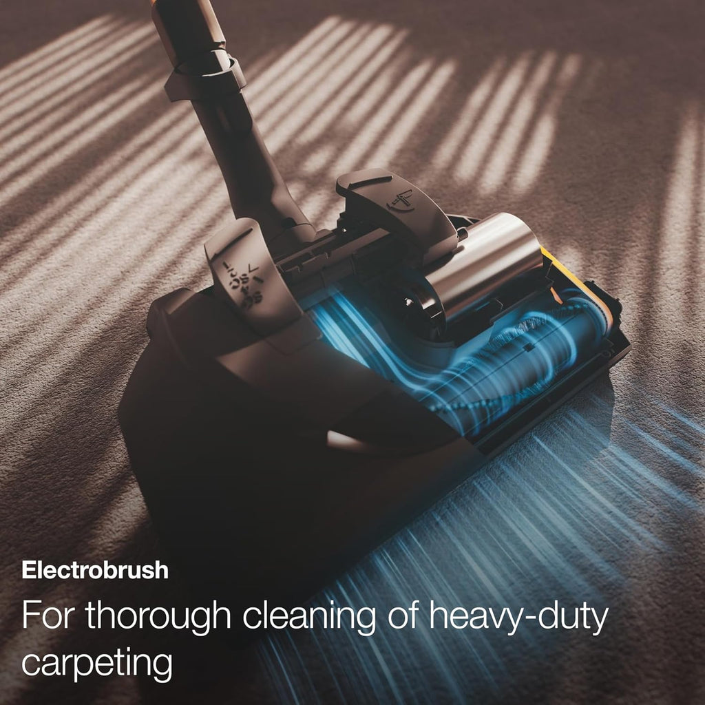 Miele Complete C3 Marin Bagged Canister Vacuum Cleaner with Electrobrush Floorhead, Suitable for Carpets and Hard Floors, in Marine Blue