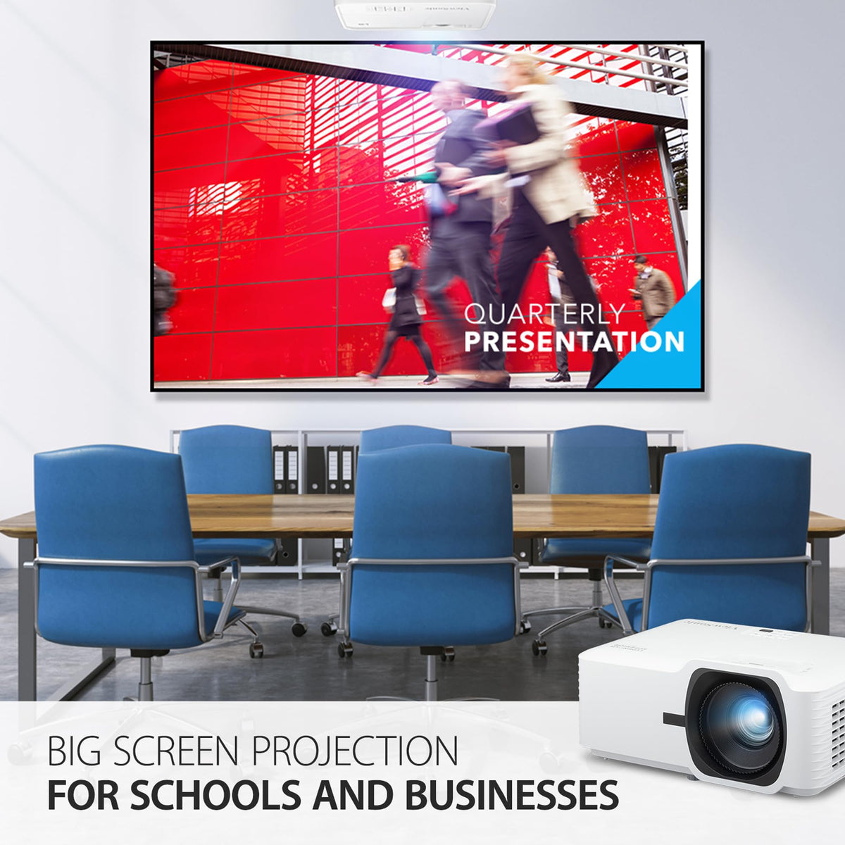 ViewSonic LS740HD 5000 Lumens 1080p Laser Projector with 1.3x Optical Zoom, H/V Keystone, 4 Corner Adjustment, and 360 Degrees Projection for
