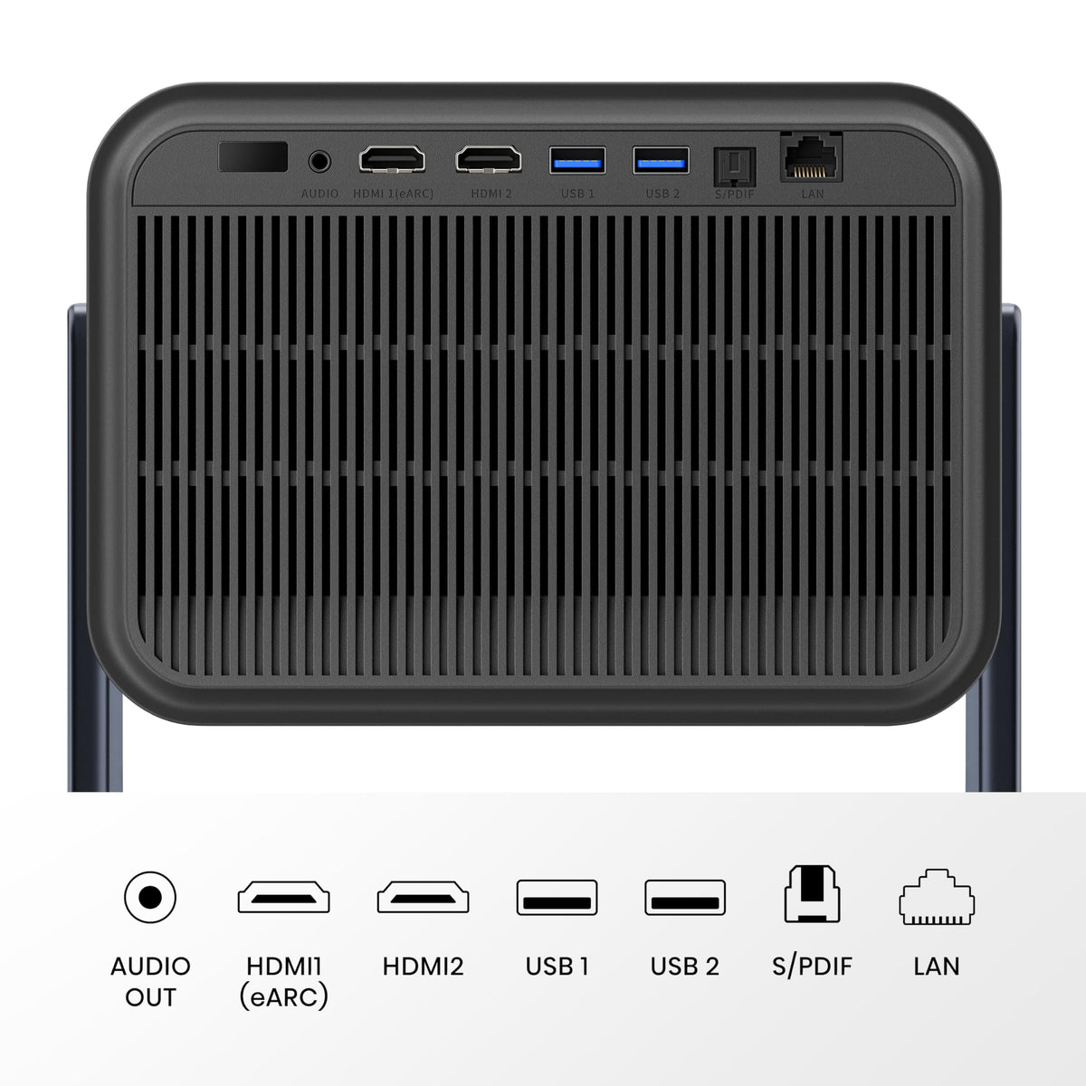 Hisense C2 Ultra, Triple Laser Smart Portable Projector, 4K UHD, 3,000 Lumens, 65 C 300, Dolby Vision, IMAX Enhanced, Sound by JBL, Netflix