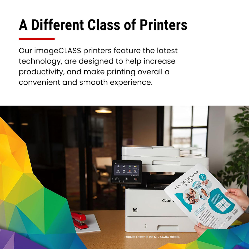 Canon Color imageCLASS MF753Cdw II - Wireless Duplex Laser Printer, All-in-One with Scanner, Copier, Fax, Auto Document Feeder, 3 Year Limited