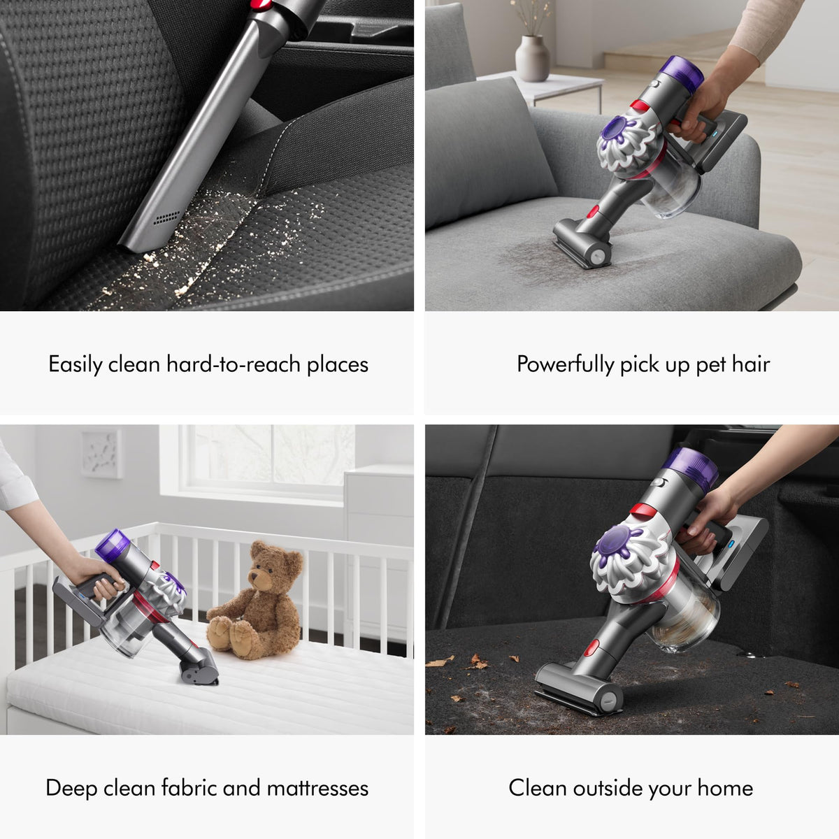 Dyson Car+Boat Handheld Vacuum, Cordless and Lightweight, Cleans Hard Surfaces and Upholstery, 115AW, 2 Power Modes, Up to 50 Minutes2