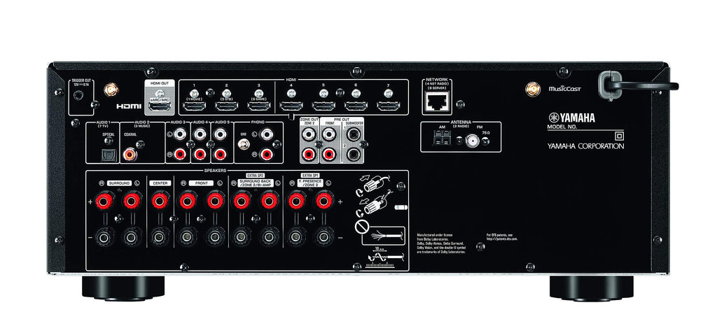 YAMAHA RX-V6A 7.2-Channel AV Receiver with MusicCast