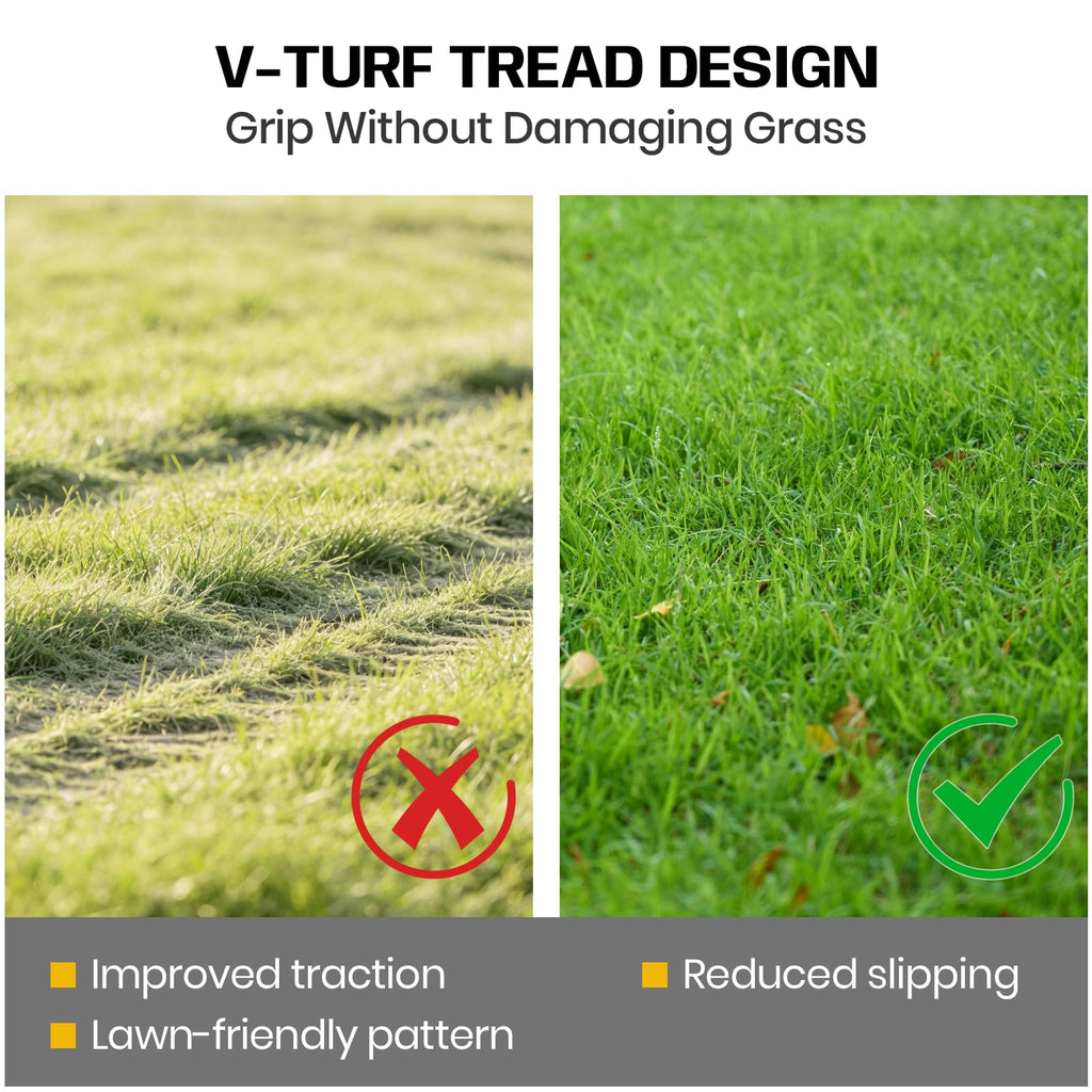 AR-PRO (2 Pack) 20x8.00-8 Lawn Mower Turf Tires, Tubeless, No Rims