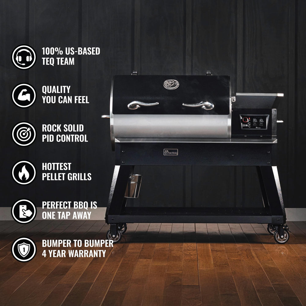 recteq Pellet Smoker Grill Deck Boss 800, Electric Pellet Smoker, Outdoor Grills & Smokers, Wi-Fi-Enabled BBQ Grill
