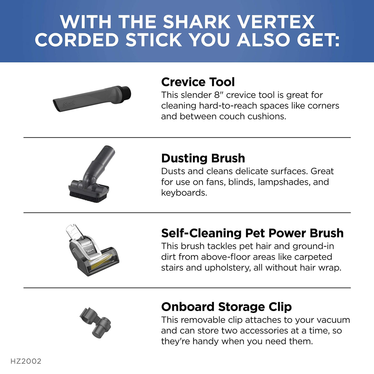 Shark | Corded Stick Vacuum Cleaner | Vertex Ultralight | Removable Handheld Vacuum | Pet Hair Vacuum for Carpet and Hard Floor | Powerful Suction