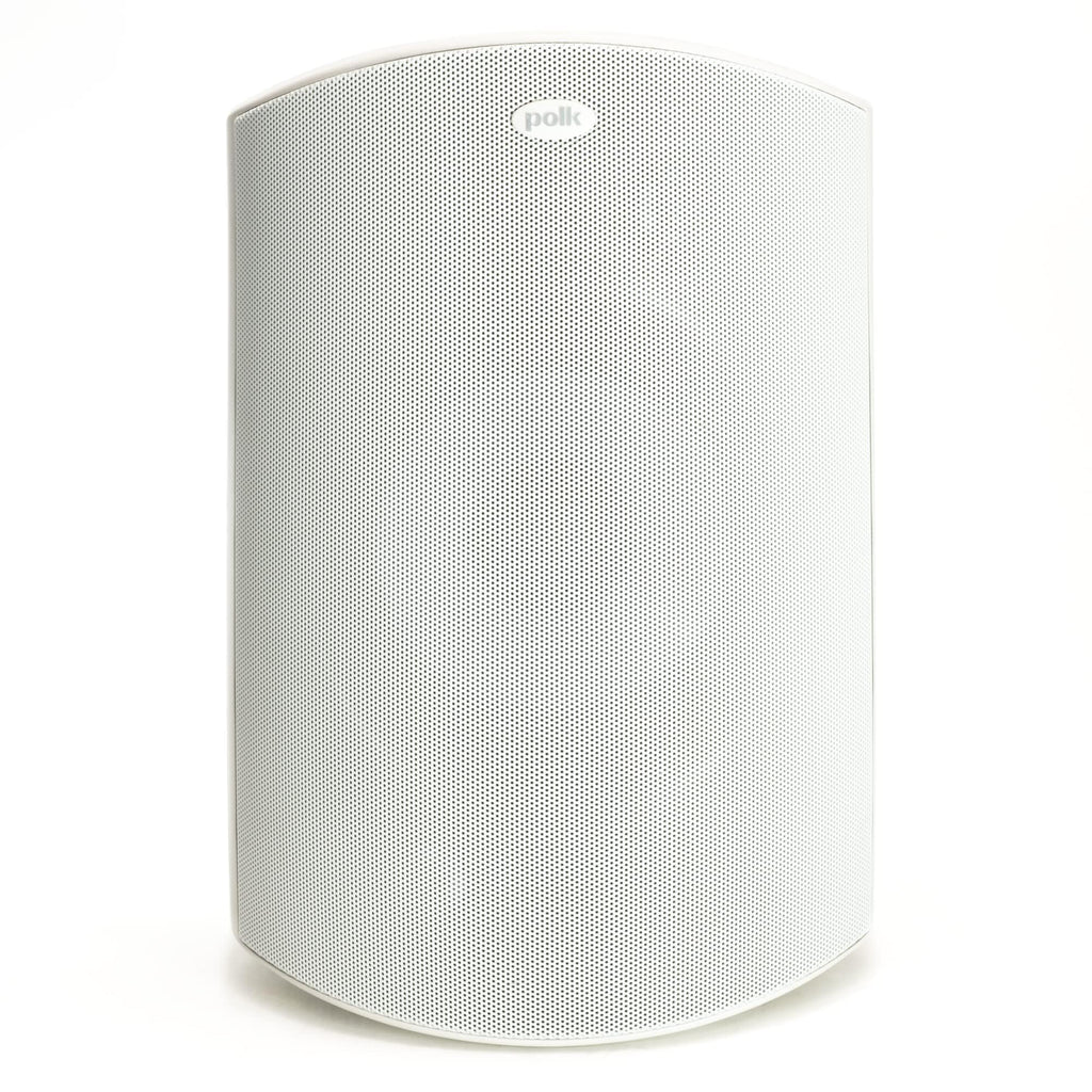 Polk Audio Atrium 4 Weatherproof Outdoor Speakers with Powerful Bass (Pair, Black), All-Weather Durability, Broad Sound Coverage, Speed-Lock Mounting