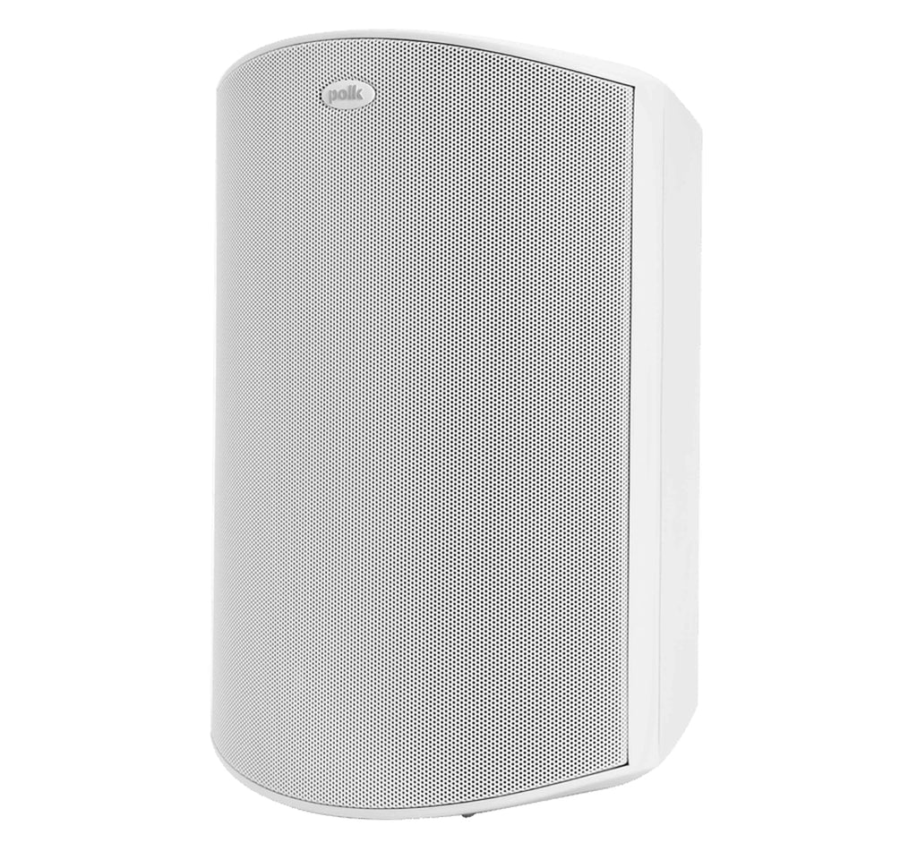 Polk Audio Atrium 4 Weatherproof Outdoor Speakers with Powerful Bass (Pair, Black), All-Weather Durability, Broad Sound Coverage, Speed-Lock Mounting