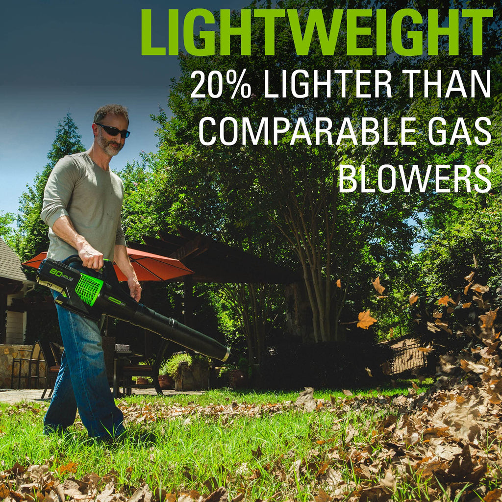 Greenworks 80V (750 CFM) Backpack Blower, 4.0Ah Battery and 4A Charger