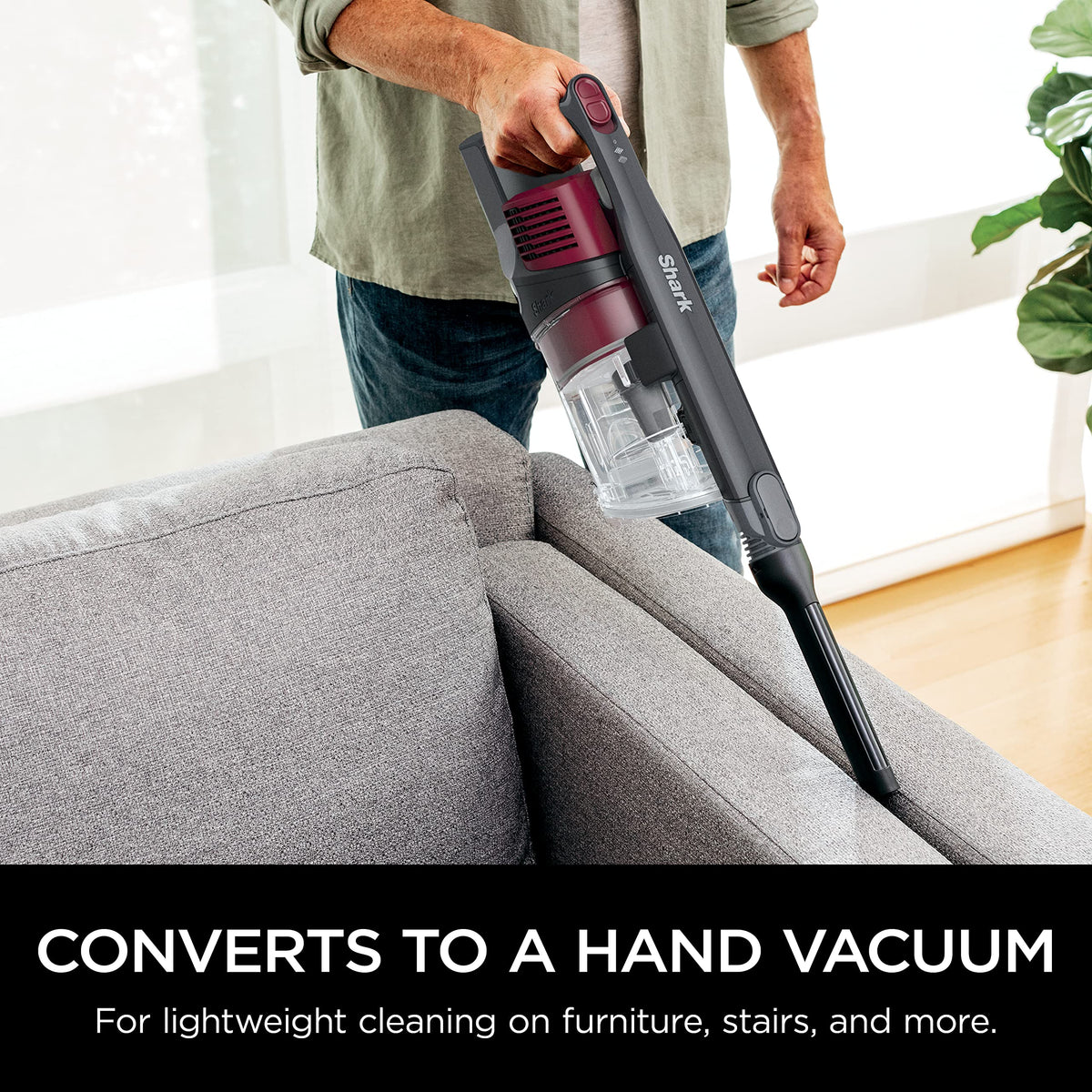 Shark Stratos Cordless Vacuum with Clean Sense IQ and Odor Neutralizer, MultiFlex Wand, Includes Crevice Tool & Anti-Allergen Brush, Up To 60 Minute