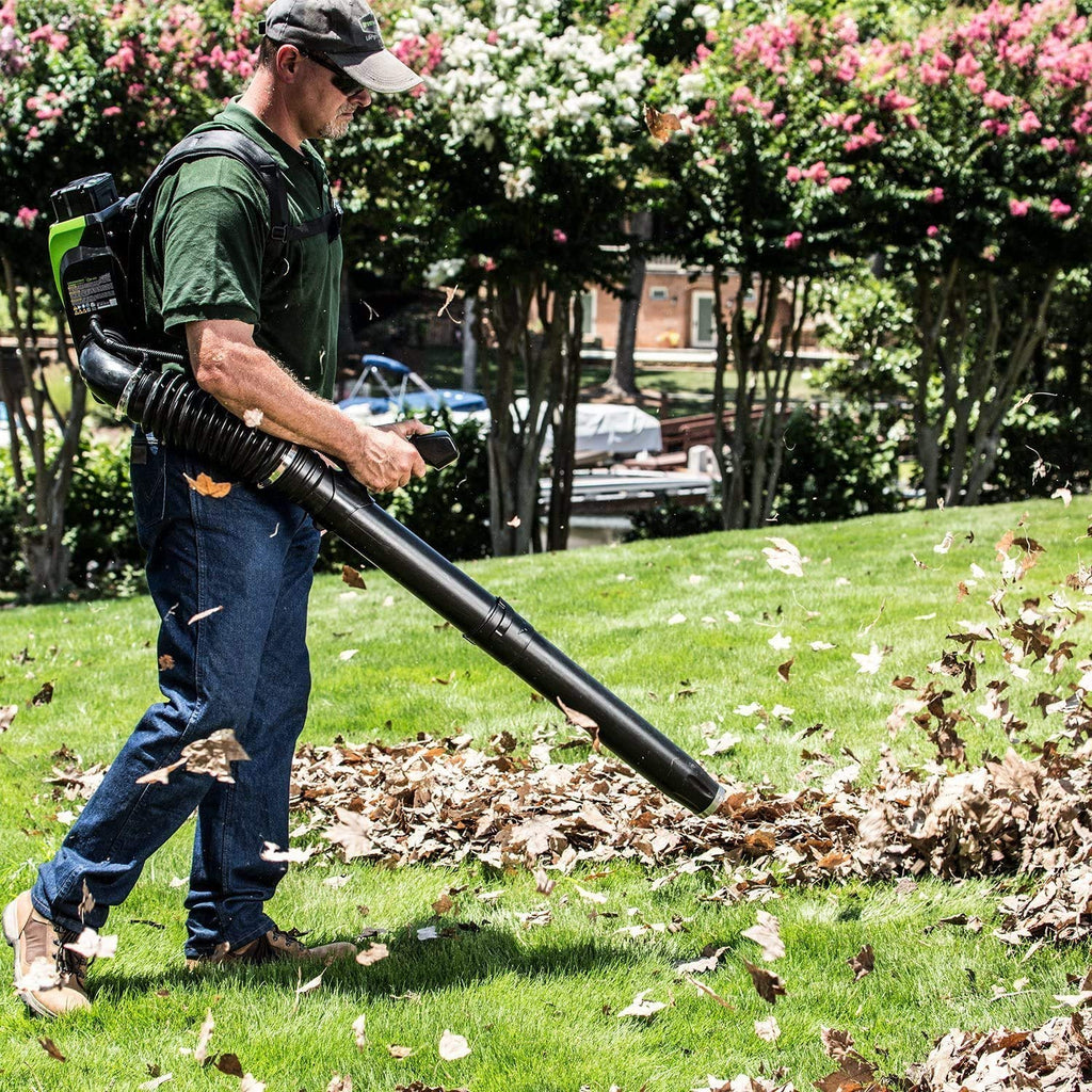 Greenworks 80V (750 CFM) Backpack Blower, 4.0Ah Battery and 4A Charger