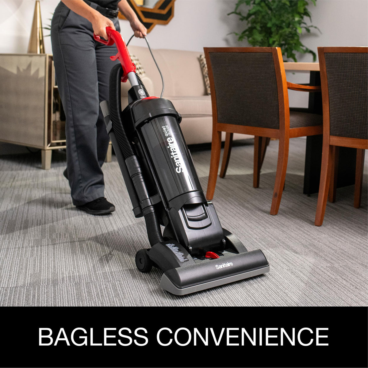 Sanitaire Force Upright Commercial Vacuum SC5845D,Black