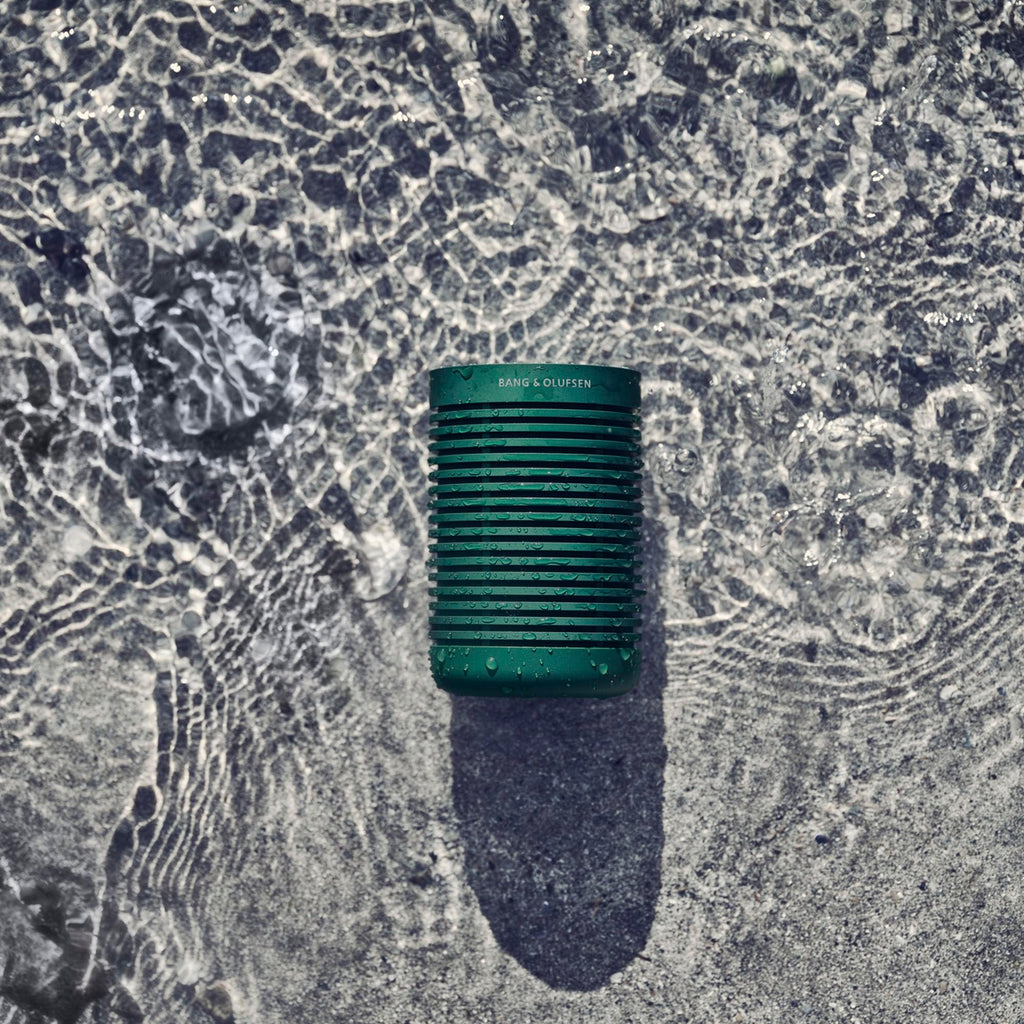 Bang & Olufsen Beosound Explore - Wireless Portable Outdoor Bluetooth Speaker, IP 67 Dustproof and Waterproof, Green