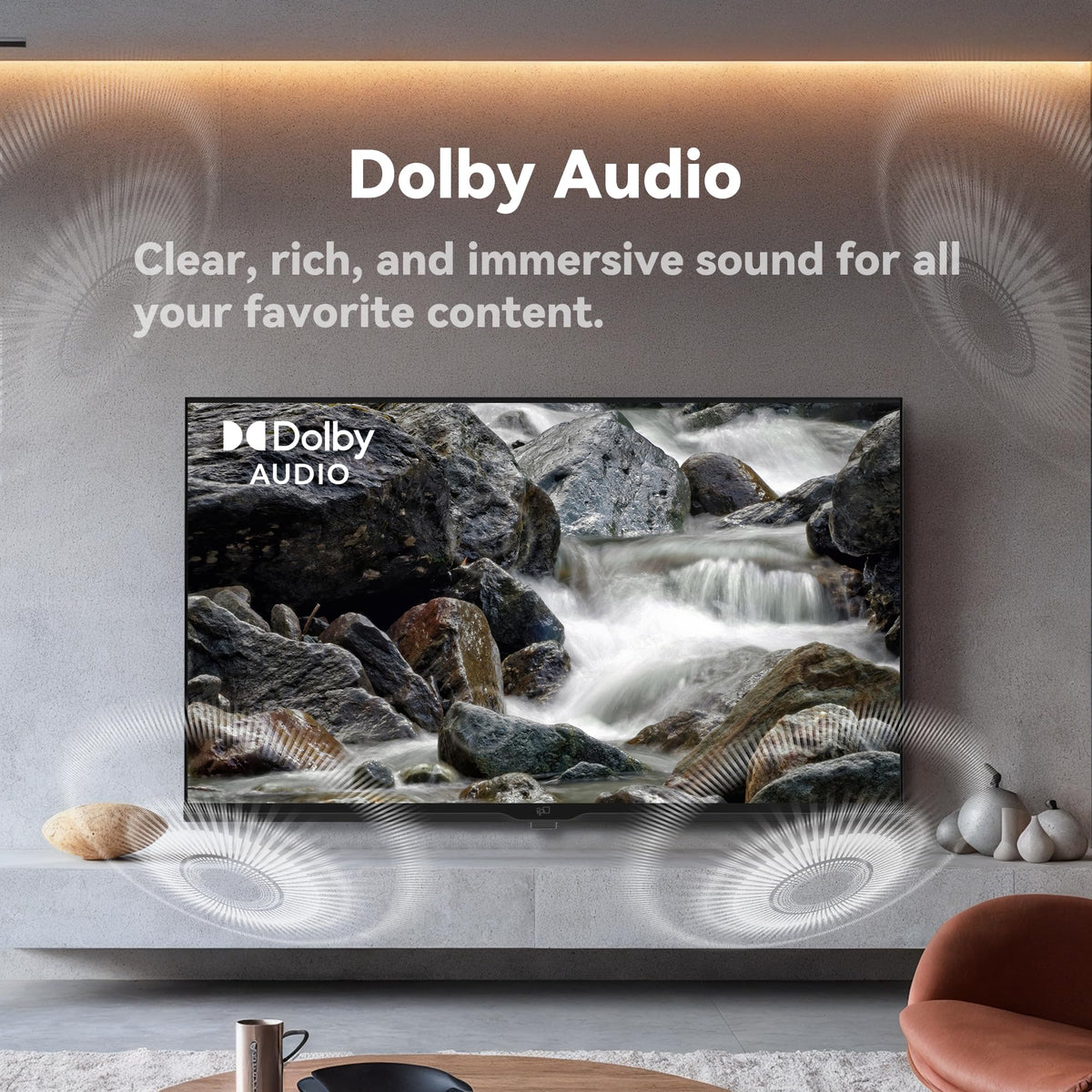 FPD 50 Inch Smart TV, 4K LED Google TV with Google Play Built-in Google Cast, HDR 10, MEMC, Voice Remote, Dolby Audio, UHD Stream Live Television