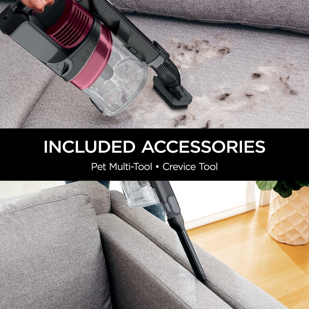 Shark Stratos Cordless Vacuum with Clean Sense IQ and Odor Neutralizer, MultiFlex Wand, Includes Crevice Tool & Anti-Allergen Brush, Up To 60 Minute